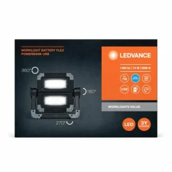 Worklight Projecteur Luminaires Ledvance LED Gris, Noir, 1 lumière