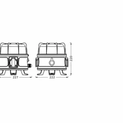 Worklight Projecteur Luminaires Ledvance LED Gris, Noir, 1 lumière
