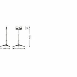 Worklight Projecteur Luminaires Ledvance LED Gris, Noir, 1 lumière