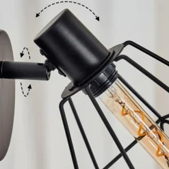 Yaak Applique murale Noir, 1 lumière