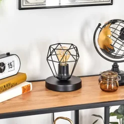 Yaak Lampe à poser Noir, 1 lumière