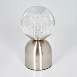 Yngered Lampe à poser LED Nickel mat, 1 lumière