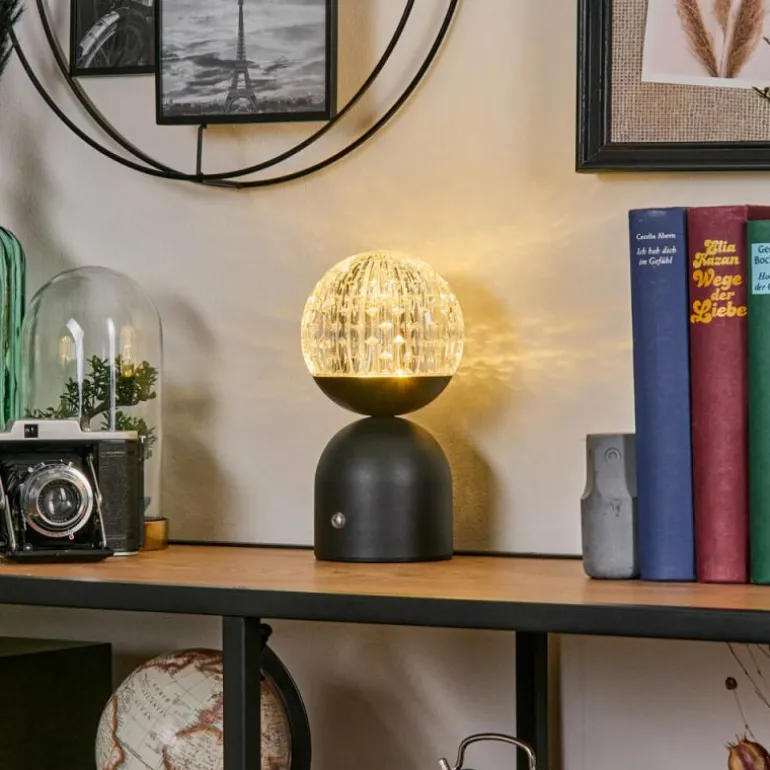 Yngered Lampe à poser LED Noir, 1 lumière