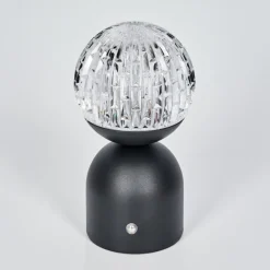 Yngered Lampe à poser LED Noir, 1 lumière