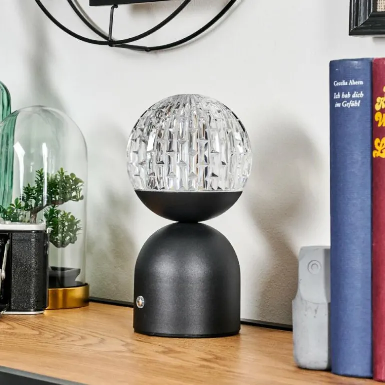 Yngered Lampe à poser LED Noir, 1 lumière