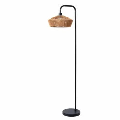 YUNKAI Lampadaire Luminaires Lucide Noir, 1 lumière