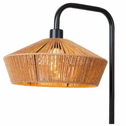 YUNKAI Lampadaire Luminaires Lucide Noir, 1 lumière