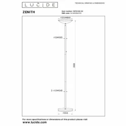 ZENITH Lampadaire Luminaires Lucide LED Laiton, 1 lumière