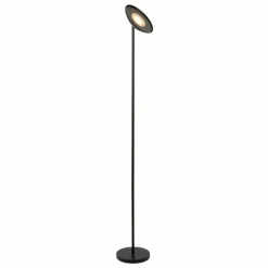 ZENITH Lampadaire Luminaires Lucide LED Noir, 1 lumière