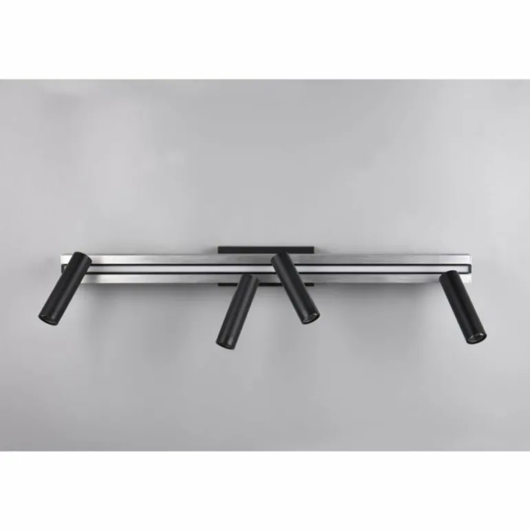 Zeno Plafonnier Luminaires Trio LED Aluminium, 5 lumières, Télécommandes