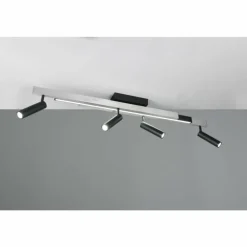 Zeno Plafonnier Luminaires Trio LED Aluminium, 5 lumières, Télécommandes