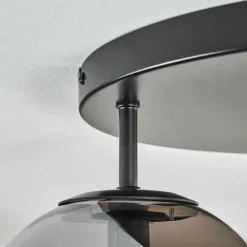 Zernez Plafonnier Noir, 3 lumières