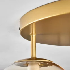 Zernez Plafonnier Or, 3 lumières