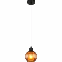 Zumba Suspension Luminaires Globo Lighting Noir, 1 lumière