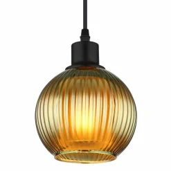 Zumba Suspension Luminaires Globo Lighting Noir, 1 lumière