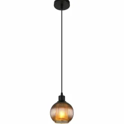 Zumba Suspension Luminaires Globo Lighting Noir, 1 lumière