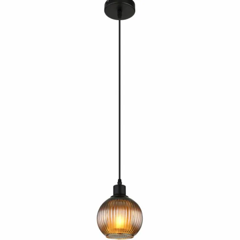 Zumba Suspension Luminaires Globo Lighting Noir, 1 lumière