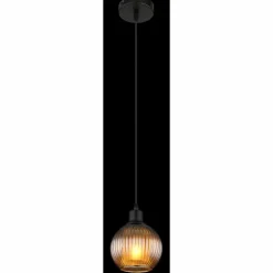 Zumba Suspension Luminaires Globo Lighting Noir, 1 lumière