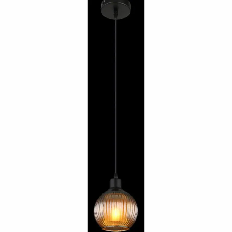 Zumba Suspension Luminaires Globo Lighting Noir, 1 lumière