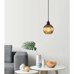 Zumba Suspension Luminaires Globo Lighting Noir, 1 lumière
